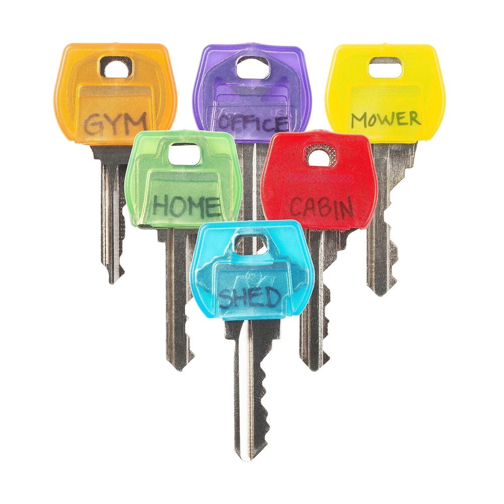 3922 IdentiKey Covers Color Coded ID Key Labels Key Identifier Caps - Picture 3 of 7